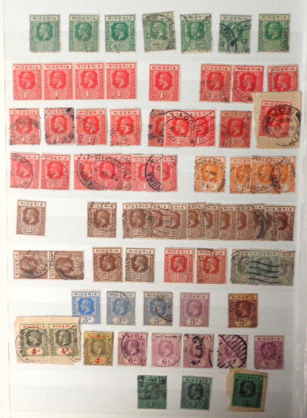 Stamps, Retired dealer's collection housed in 64 side stockbook to include Ceylon, Nigeria, Lagos, - Image 2 of 5