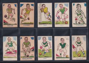 Trade cards, Football, A J Donaldson, Sports Favourites, 40 cards all Football subjects, includes 10