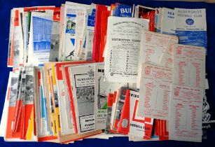 Football programmes, 1960's collection, approx. 330 programmes, most Clubs represented inc.