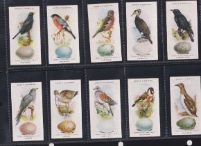 Cigarette cards, Ogden's, a collection of 11 sets, British Birds & Their Eggs, Cricket 1926, Derby