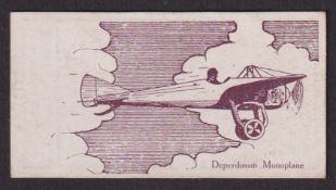 Cigarette card, Finlay & Co, World's Aircraft, type card, no 16 (gd) (1)