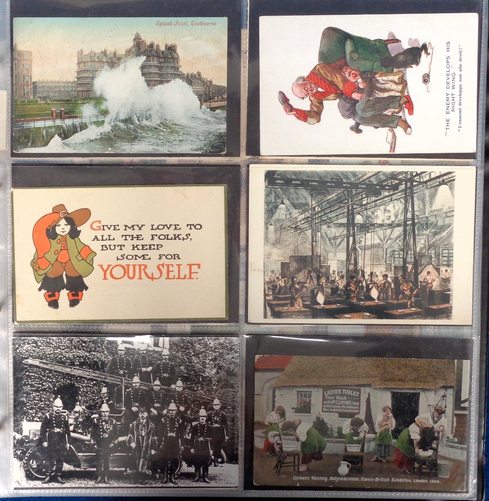 Postcards, a mixed subject selection of 650+ cards to include shire horses, comic, charabancs, - Image 4 of 4