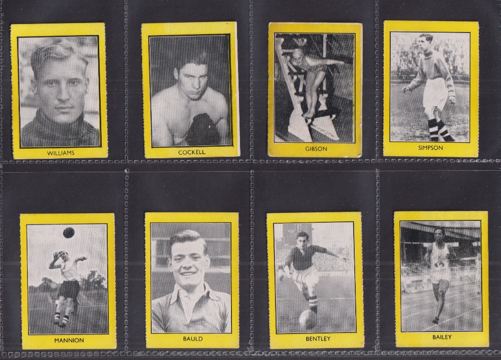 Trade cards, M.M. Frame, Sports Aces, 40 different cards, 6 'L' size, nos 2, 3, 4, 6, 7 & 8, and - Bild 7 aus 10