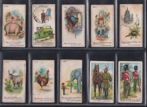 Trade cards, 30 better type cards, including Spillers Nephews Conundrum Series (8), Slade &