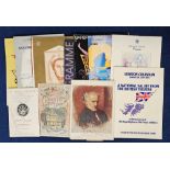 Autographs, a mixed age selection of approx. 14 mostly theatrical souvenir programmes, with many