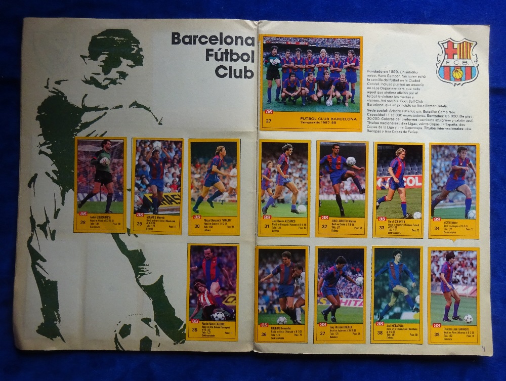 Trade card sticker albums, Football, 3 completed Sticker Albums, all Spanish League, issued by Libro - Bild 3 aus 6