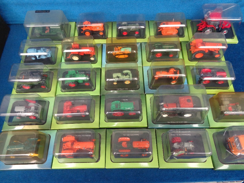 Model Farm Vehicles, a selection of 45 boxed Hachette Partworks farm vehicles to include Willys-