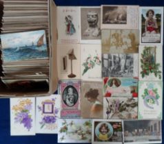 Postcards, a selection of approx. 600 early Subject cards to include railway, social history,