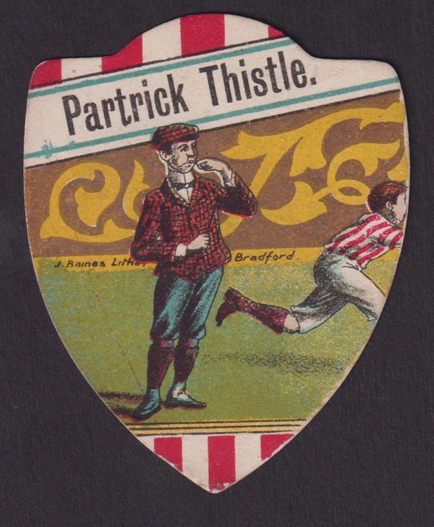 Trade Card, Baines Shield, Football, Partick Thistle, type card (vg) (1)