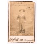 Autographs, Variety, a signed cabinet size photograph of Little Tich, comedian and dancer (1867-