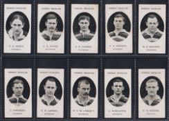 Cigarette cards, Taddy, Prominent Footballers (No Footnote), Richmond (set, 15 cards) (some with