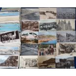 Postcards, Subject, a collection of 250+ cards to include shipping, hotels, towns, views, greetings,
