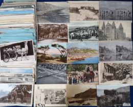 Postcards, Subject, a collection of 250+ cards to include shipping, hotels, towns, views, greetings,