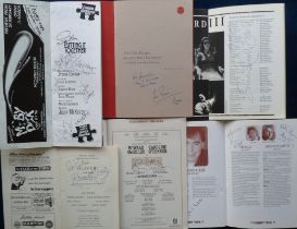 Autographs, Theatre, a selection of 10 souvenir theatre programmes, all with signatures inc. 50th