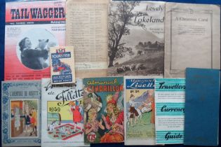 Ephemera, a mixed collection of approx. 98 items inc. music programme for Dickens Christmas Carol,