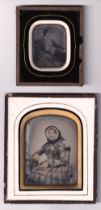 Photographs, 3 early framed photos, 2 annotated to the reverse 'David Meyrick born December 11th