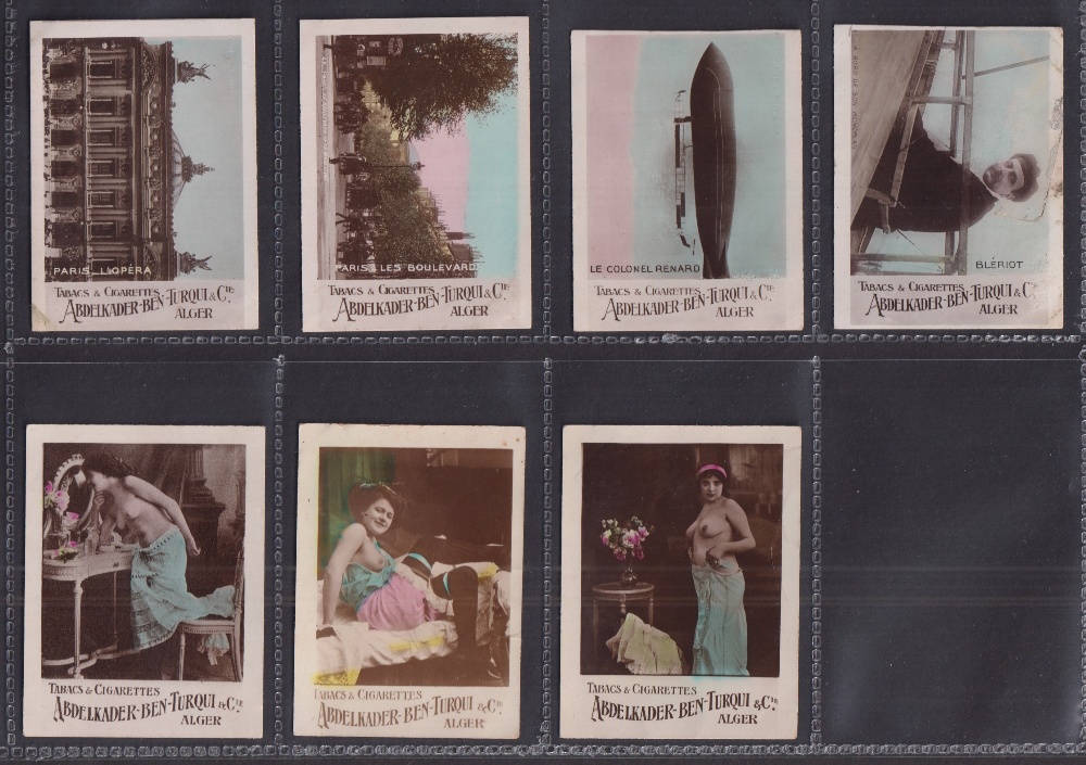 Cigarette cards, Algeria, Abdelkader-Ben-Turqui, Photo Series 1 (A), Actresses, Views, Aviators, - Image 4 of 4