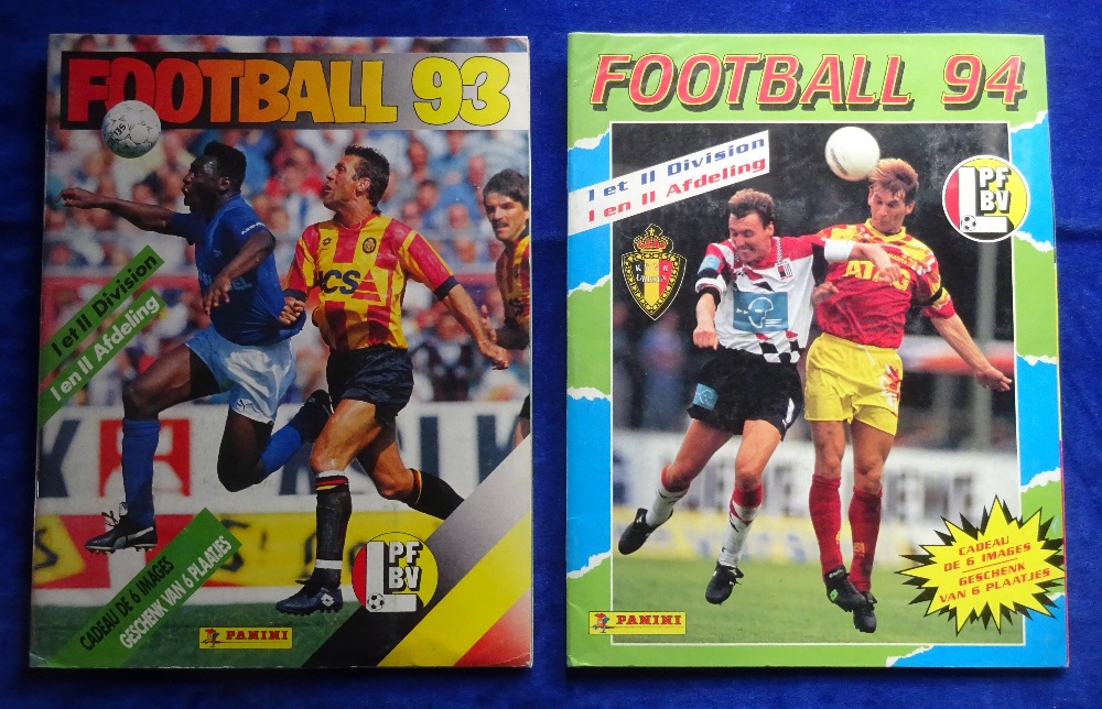 Trade card sticker albums, Football, 6 completed Panini Albums, all Belgian League, Football 93, 94, - Bild 2 aus 5