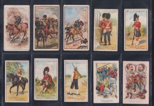 Cigarette cards, 28 type cards including Hill Fragments from France (Buff version, 4 cards)