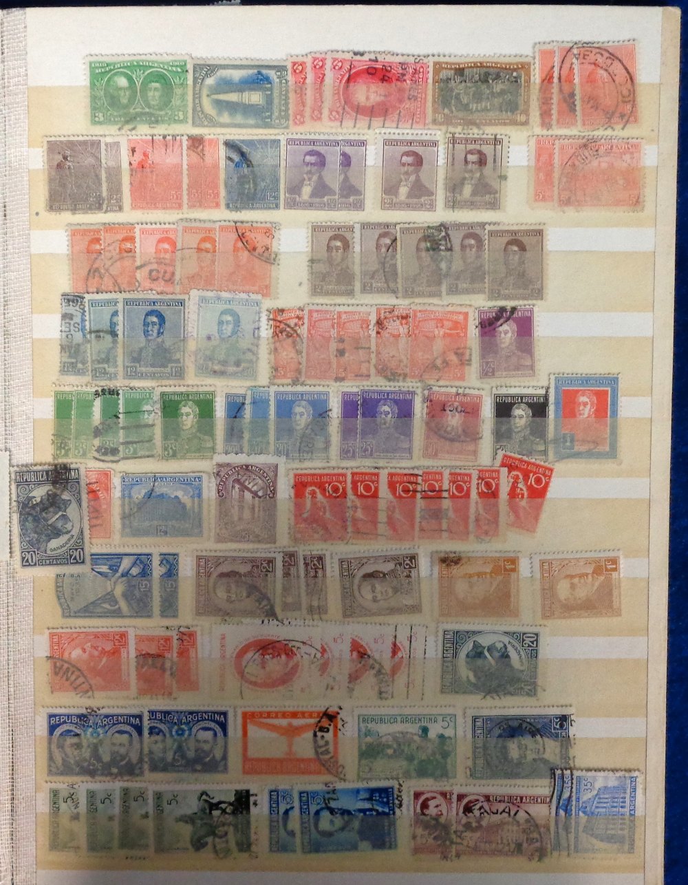 Stamps, All world collection, mainly used with duplication, housed in 4 stockbooks and mainly on - Image 2 of 4