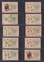 Cigarette cards, Canada, MacDonald series, White / cream playing card fronts, Daily Mail Aeroplane