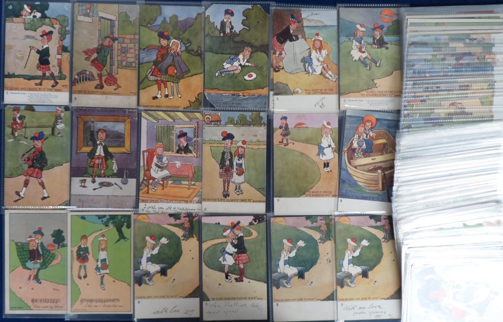 Postcards, Comic, a collection of 128 cards to comprise Hamish Duncan (83) and Bert Thomas (45). - Image 2 of 2
