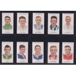 Cigarette cards, Football, Carreras Footballers small title captions, set 75 cards + 1 new club