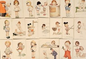 Postcards, Mabel Lucie Attwell a collection of approx. 50 cards, subjects include postmen, weddings,