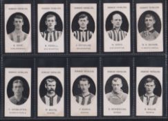 Cigarette cards, Taddy, Prominent Footballers (With Footnote), 19 cards, Middlesbrough (1), New