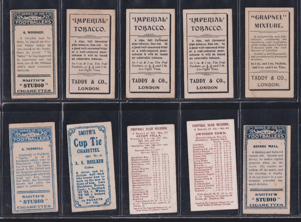 Cigarette cards, Football, mixture of 54 cards including Taddy Prominent Footballers (4), Cope Clips - Image 2 of 12