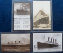 Postcards, Titanic, a good RP mix of 4 cards inc. Beagles published card of the ill-fated American
