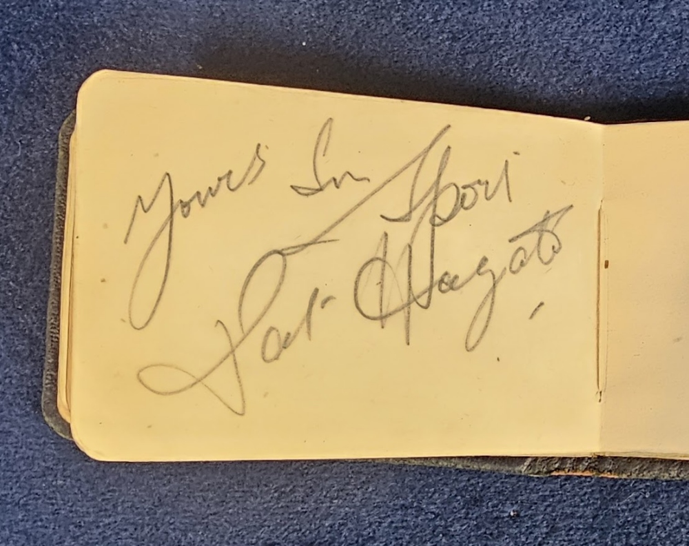 Autograph Book, 1940s Entertainment 40+ signatures to include Adrian Boult, Richard Attenborough, - Image 4 of 6