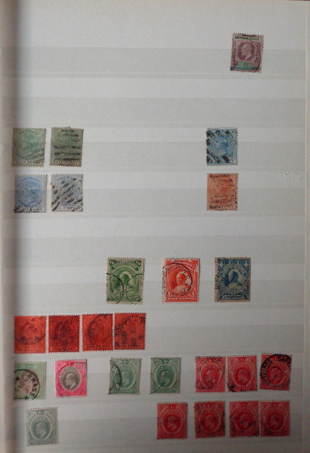 Stamps, Retired dealer's collection housed in 64 side stockbook to include Ceylon, Nigeria, Lagos, - Image 3 of 5