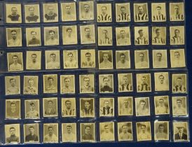 Cigarette cards, Godfrey Phillips, Pinnace Footballers, 'K' size, over 800 cards believed all