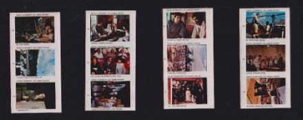 Trade cards, Somportex You Only Live Twice (Film Strips), set 26 film strips (3 per strip numbered 1