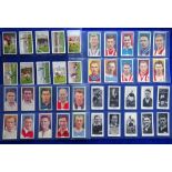 Cigarette cards, Football, 6 sets, Gallaher Footballers in Action, Godfrey Phillips (3), Soccer