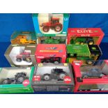 Model Tractors, a selection of 10 boxed model tractors to include a Siku Lamborghini R 6.110.,