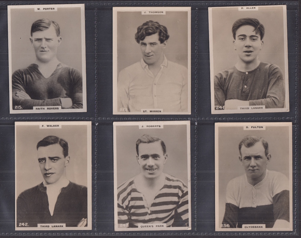 Cigarette cards, Phillips, Footballers (Large size, all Black oval design back) 26 cards, all - Bild 4 aus 5