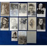 Autographs, a selection of 13 autographs of pre and post WW2 comedy entertainers, with 12 mainly
