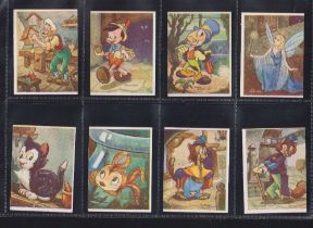 Trade cards, Anon, (Barratt's), Pinocchio, 'M' size, (set, 12 cards) (gd)
