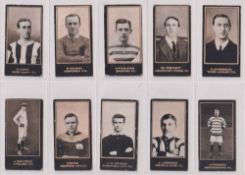 Cigarette cards, Football, 22 cards, Smith's Footballers (Titled, dark blue backs, 10 cards),