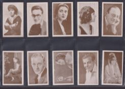 Trade cards, Joesph Crosfield & Sons, Film Stars (set, 36 cards), scarce, includes Harold Lloyd (all