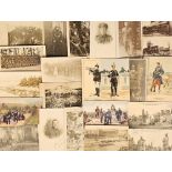 Postcards, Military, a selection of approx. 100 mainly WW1 related cards to include portraits of