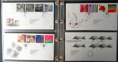 Stamps, GB QEII collection of first day covers housed in 4 albums 1970s-2006, most with neat typed