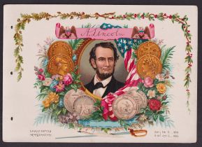 Trade album, USA, J.D. Larkin / Larkin Soap, Sweet Home Album, 1880's, 18 pages including Presidents