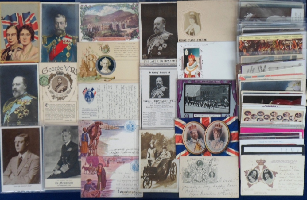 Postcards, Royalty, a collection of 81 various Royalty cards to include Edward VII, George V, - Image 2 of 2