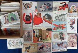Postcards, Cats, a collection of 306 mostly comic cards to include Reg Carter, Reg Maurice, Lawson