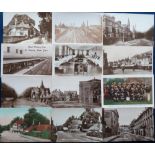 Postcards, Kent, an Ashford selection of 22 cards, with RPs of Corn Exchange, High St, Church Rd,