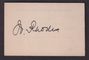 Trade card / autograph, Football & Sports Favourite, Real Signature Cards, type card, Cricket, W.