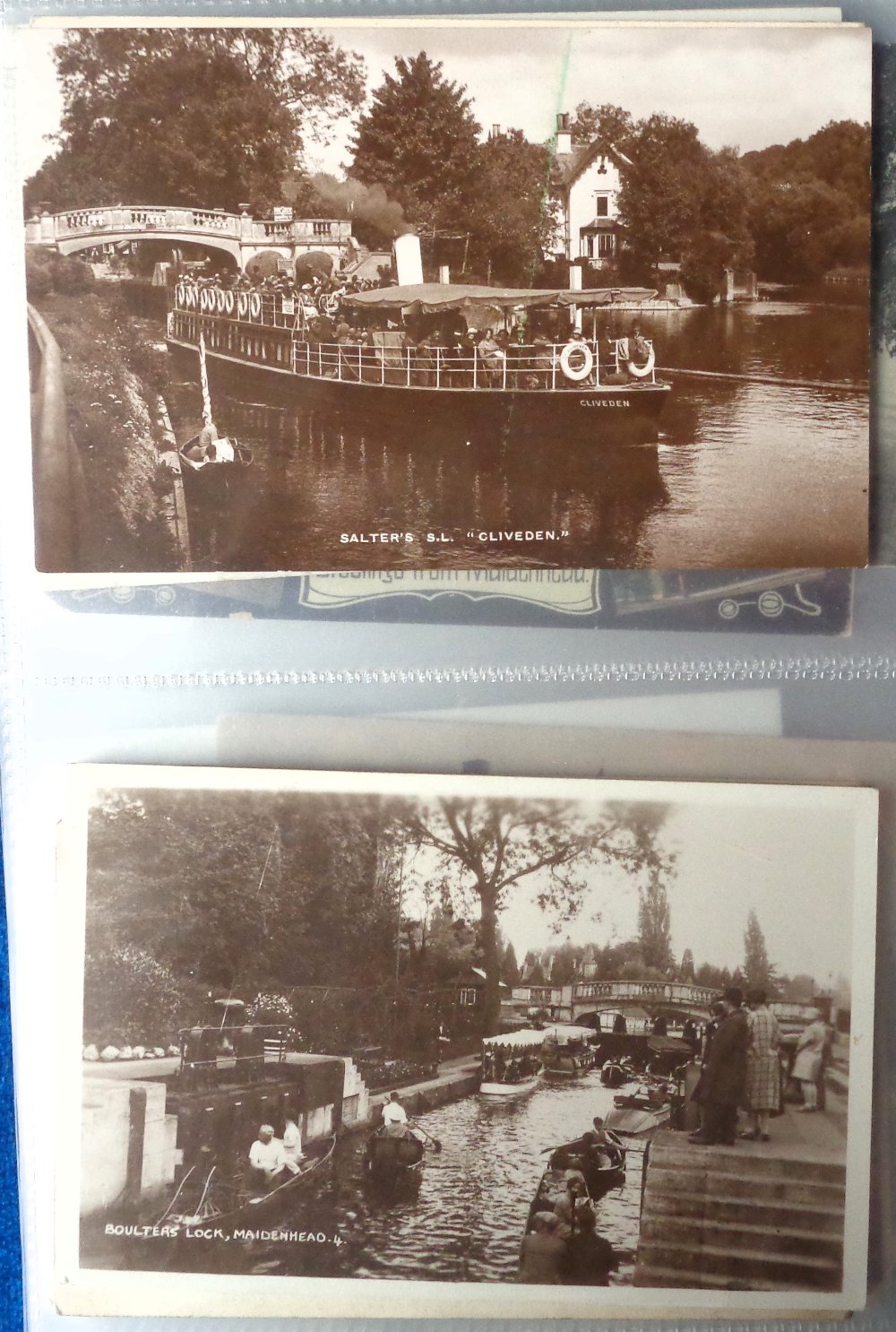 Postcards, Hurley and Maidenhead, a selection of 130+ cards showing Hurley (30+) to include The - Image 3 of 4